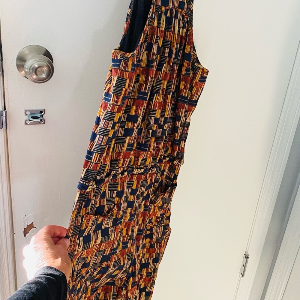 Multicolor Patterned Jumpsuit - Picture 3 of 8